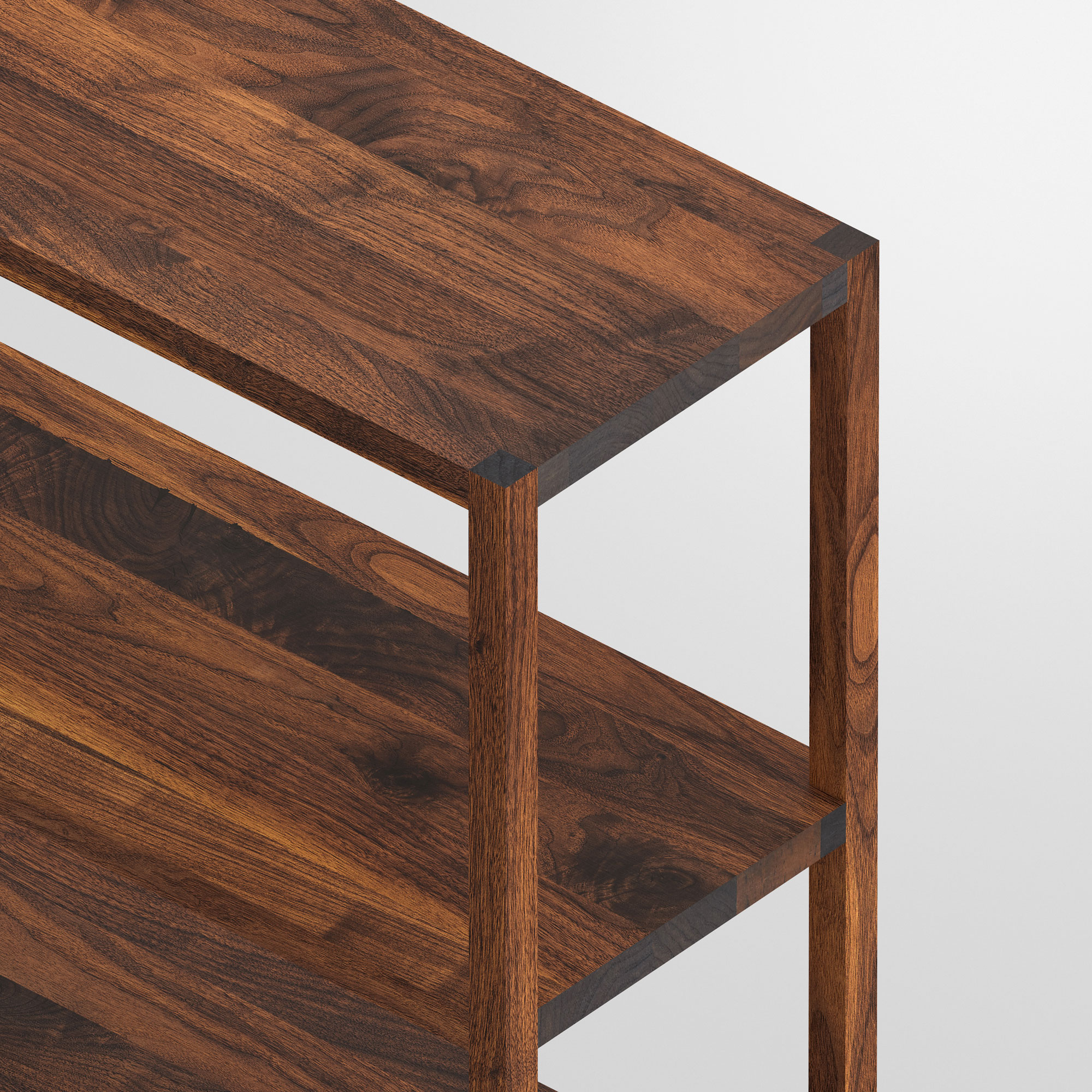 Linoleum Wood Shelf SENA cam4 custom made in solid wood by vitamin design